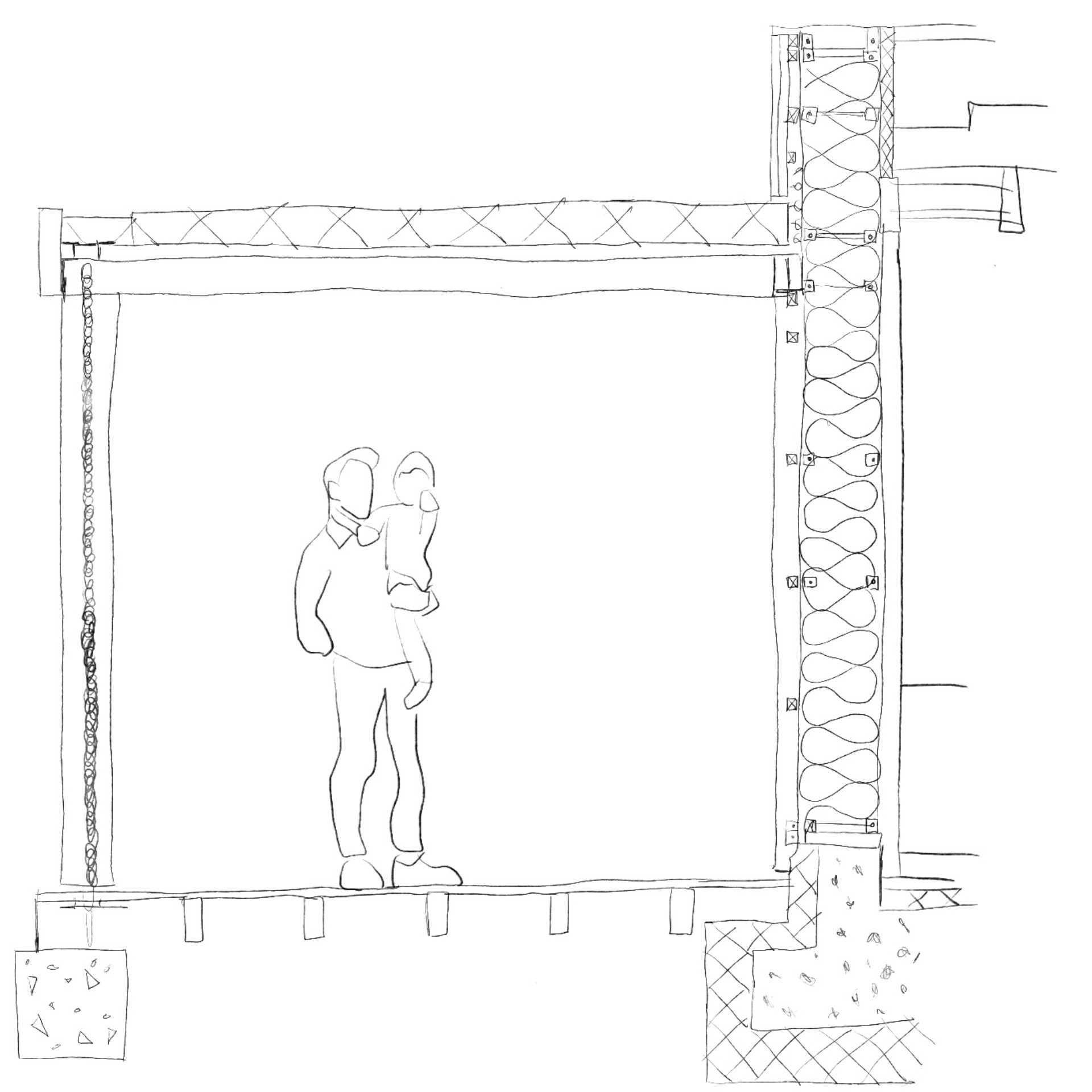 Construction drawing of Staffordshire Woodlands Nursery