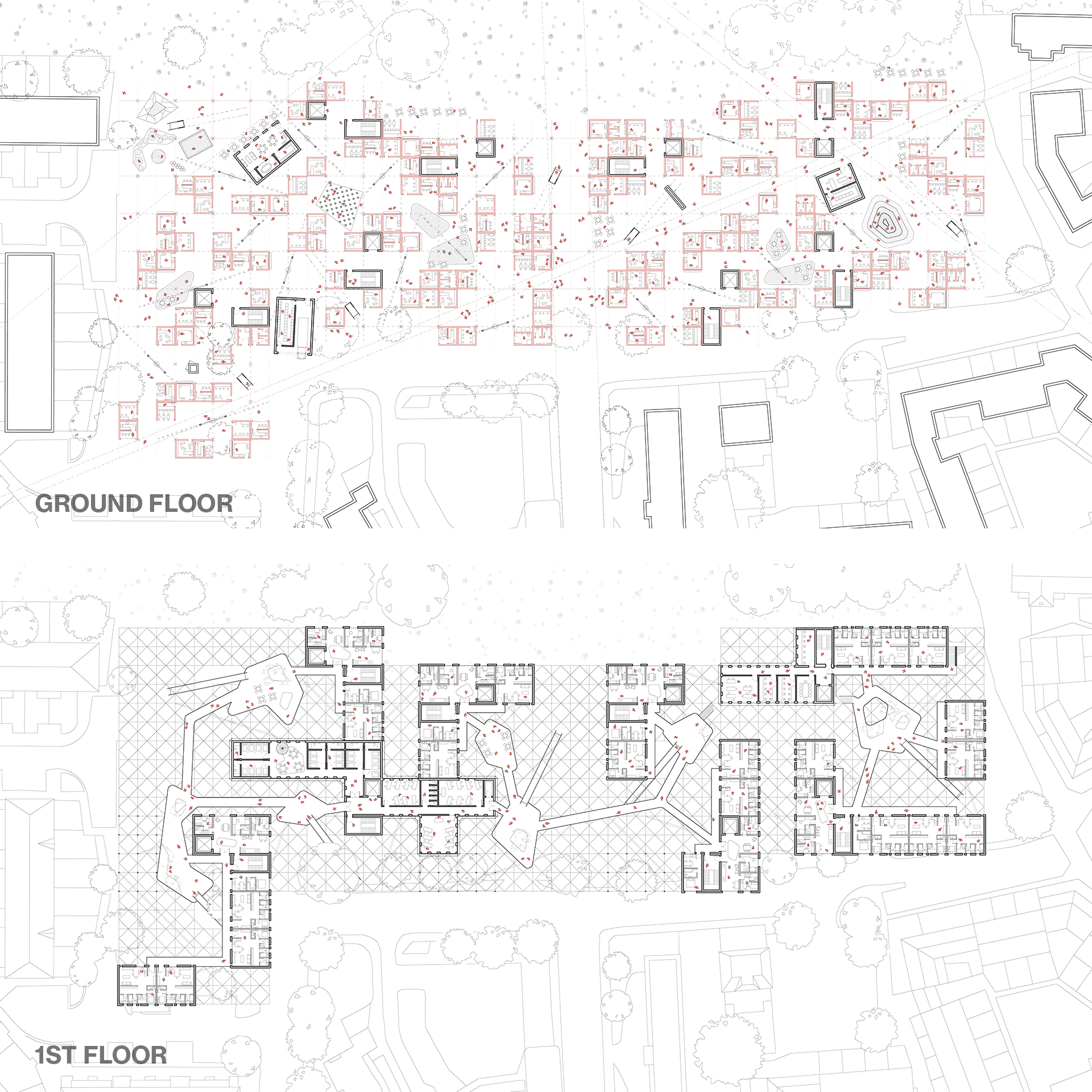 Ground and First Floor Plan