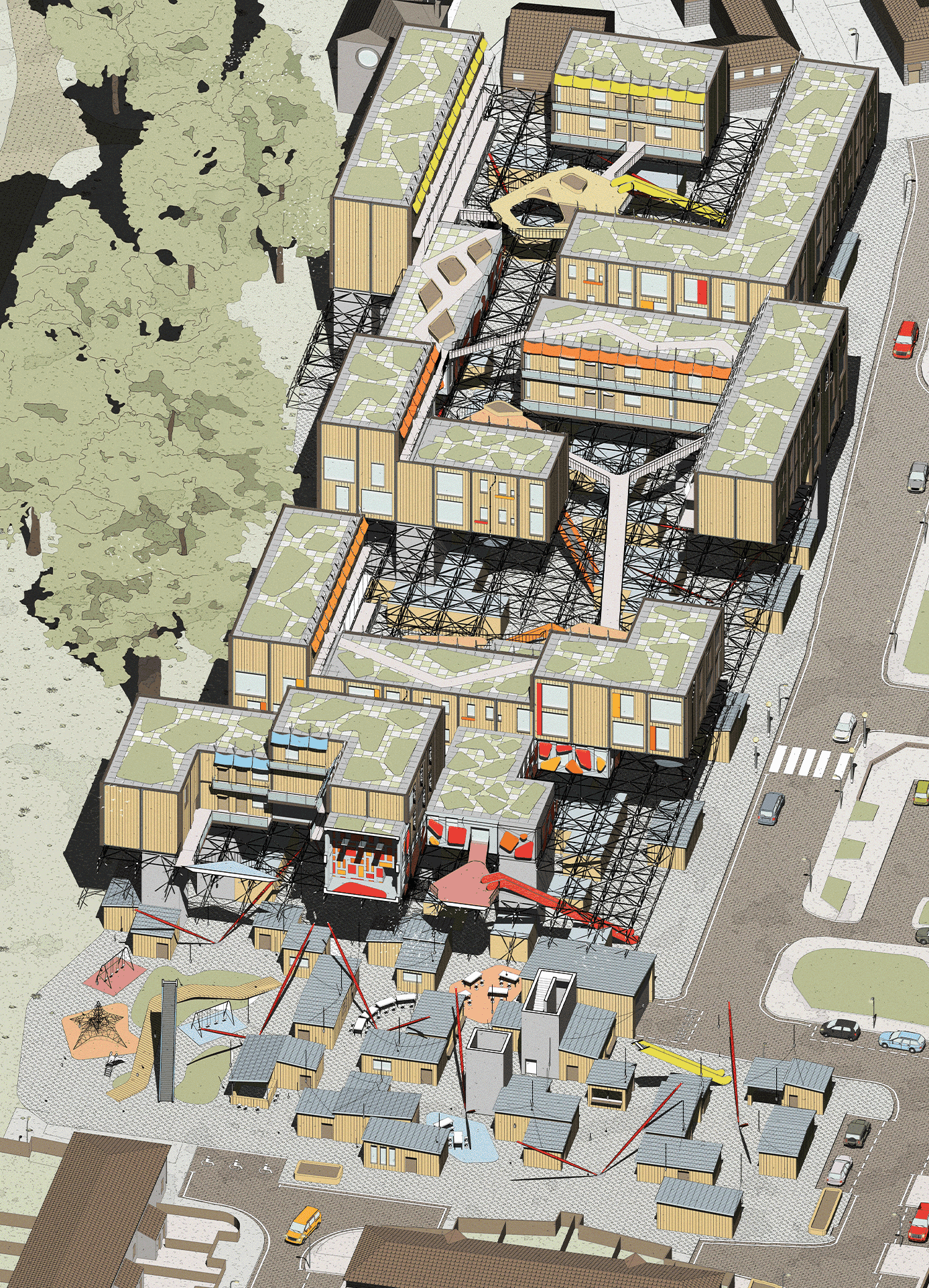 Sectional Axonometric