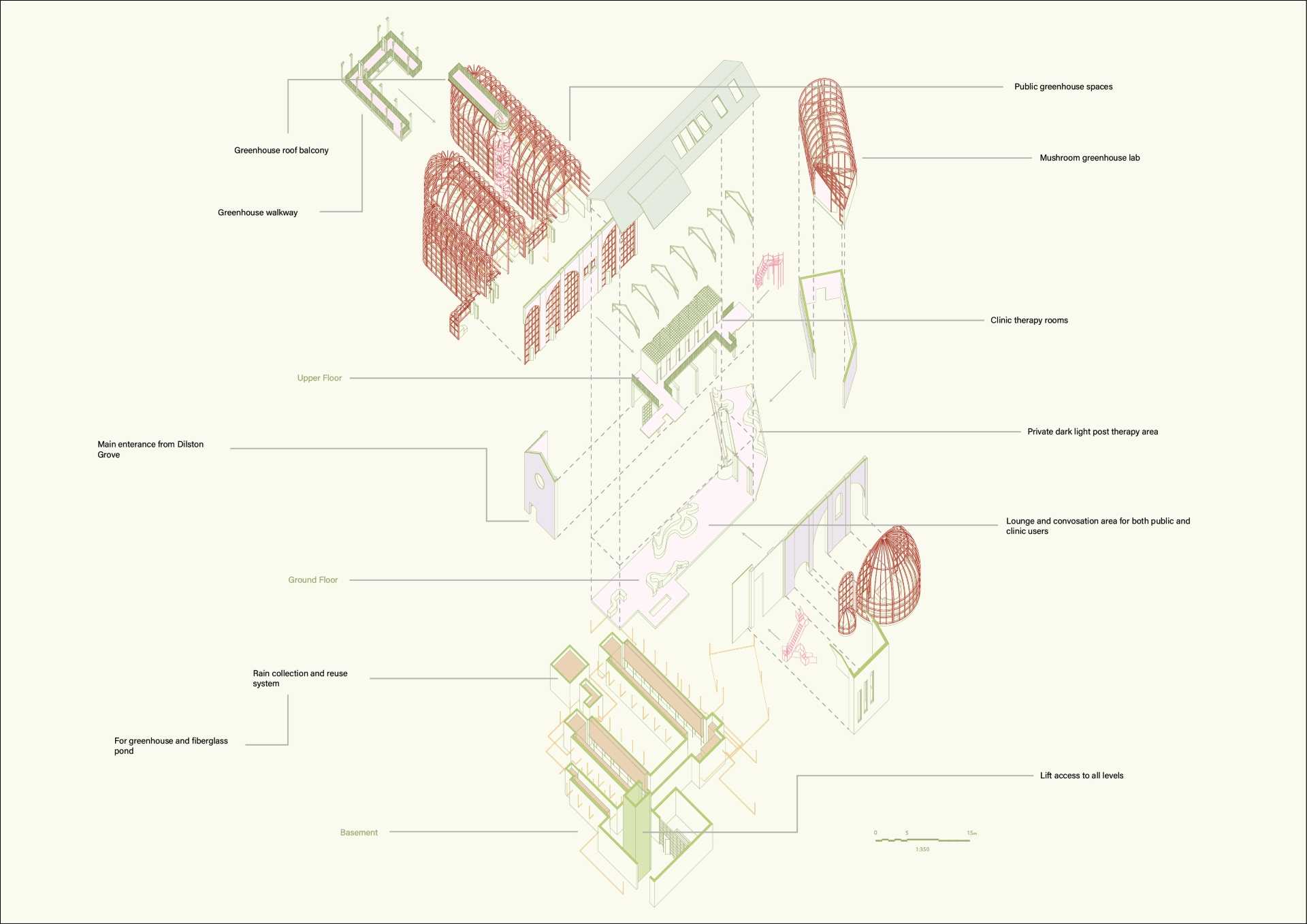 Exploded Axonometric Schedule