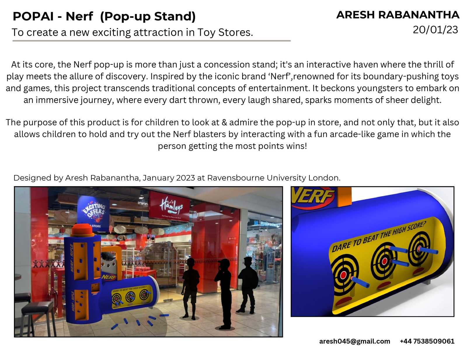 Nerf Pop-up Stand, POPAI Award